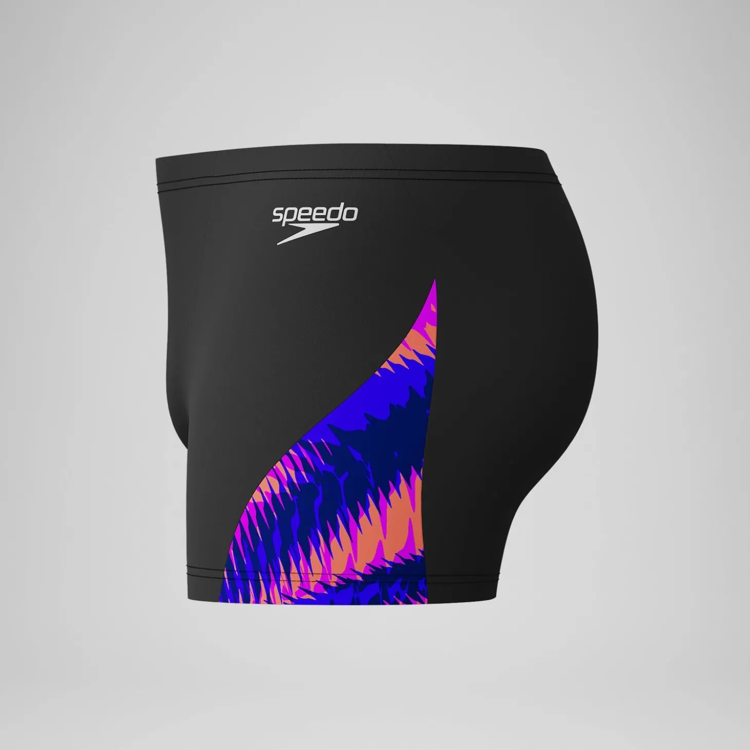 Short de bain Homme Club Training V-Cut imprimé noir/rose
