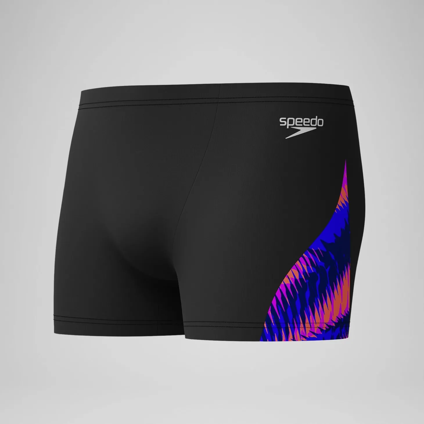 Short de bain Homme Club Training V-Cut imprimé noir/rose