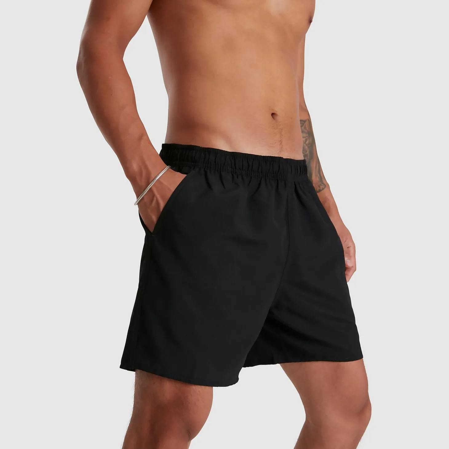 Short de bain Homme 40 cm Prime Leisure noir