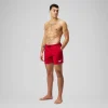 Short de bain Homme Essential 40 cm rouge