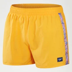 Short de bain homme Retro 13 pouces Jaune