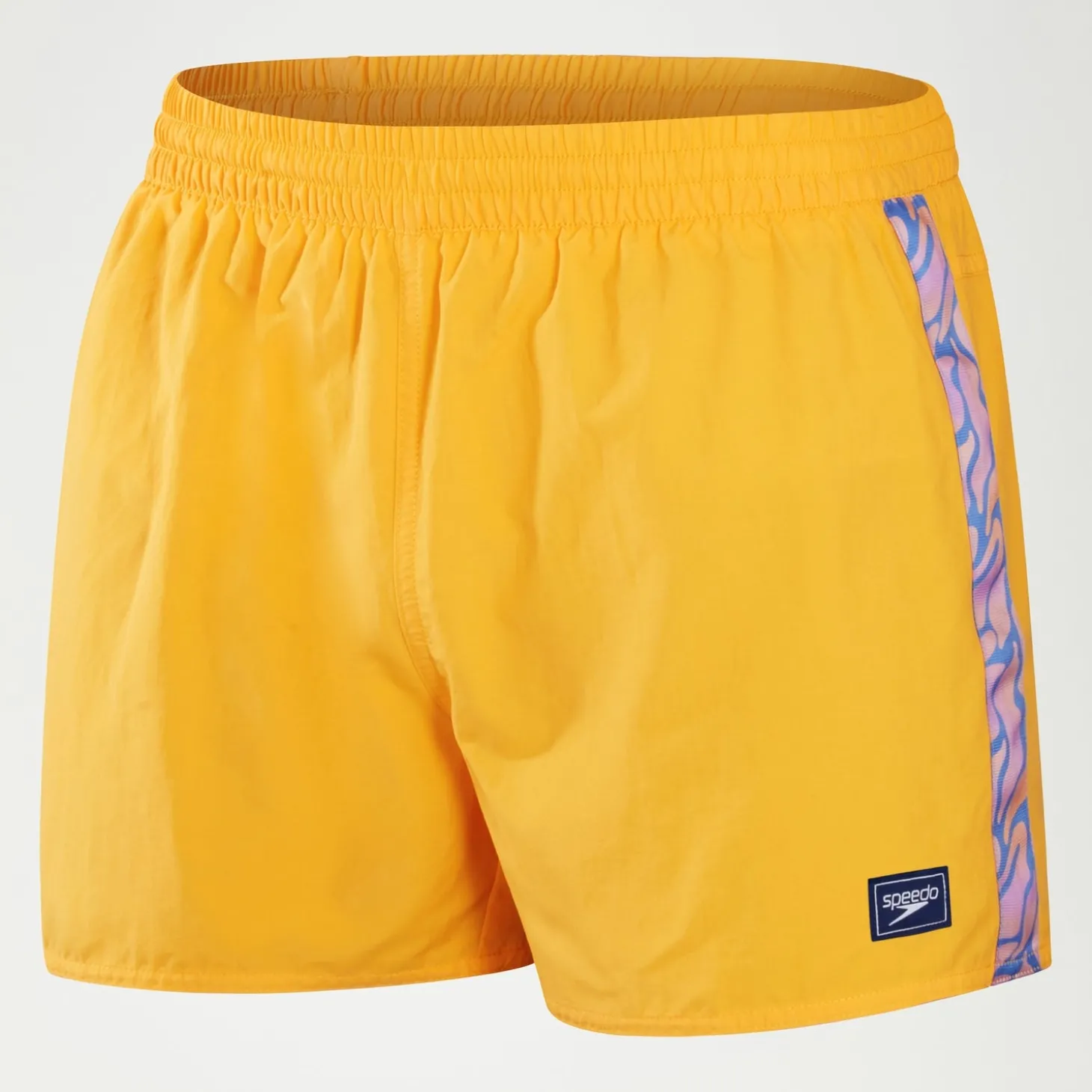 Short de bain homme Retro 13 pouces Jaune