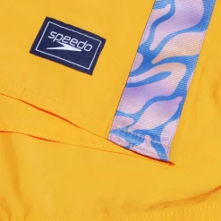 Short de bain homme Retro 13 pouces Jaune