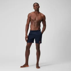 Short de bain Hommes à empiècement XPRESS LITE 16 pouces pour Hommes Bleu Marine/Bleu