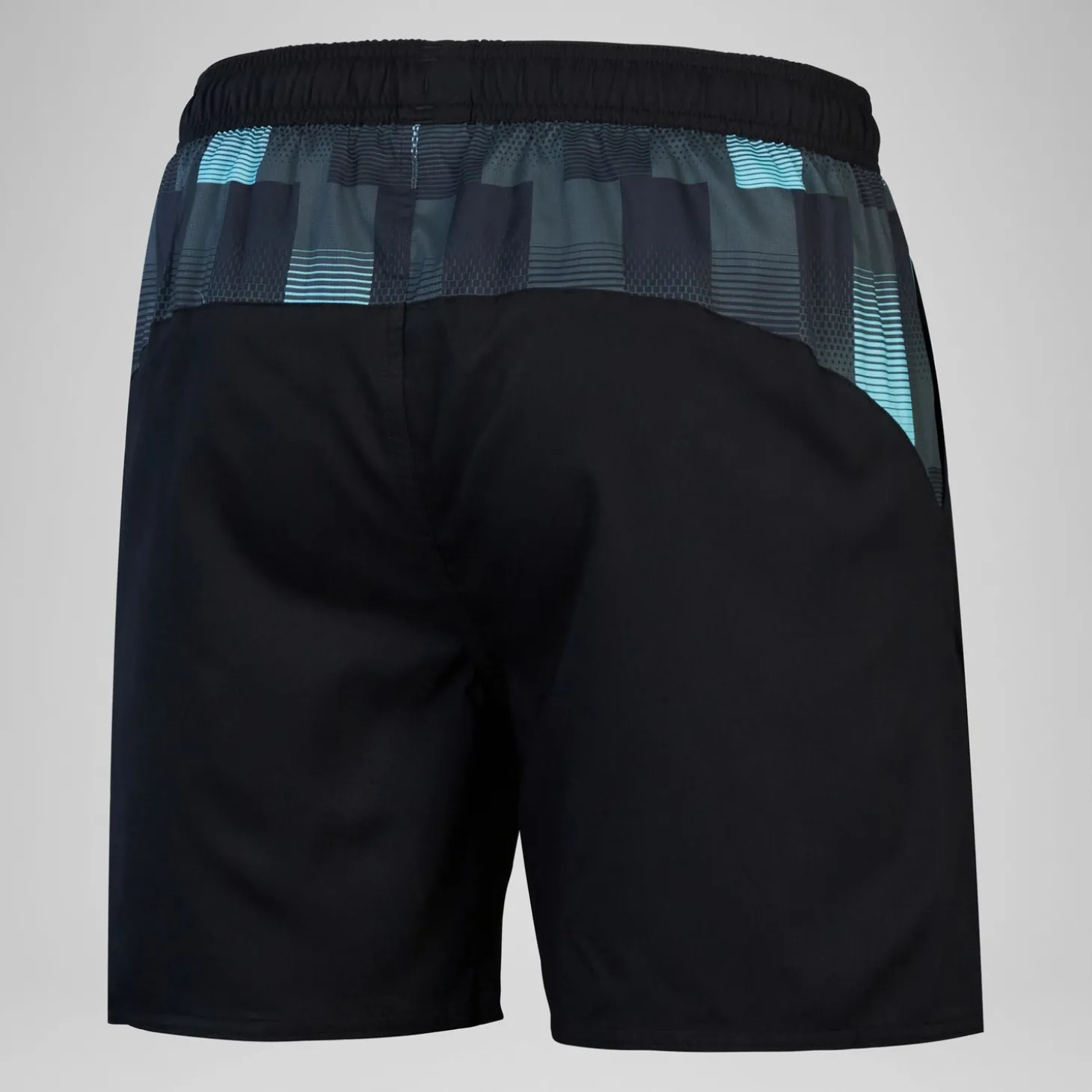 Short de bain Hommes à empiècement XPRESS LITE 16 pouces pour Hommes Noir/Gris USA/Bleu marine