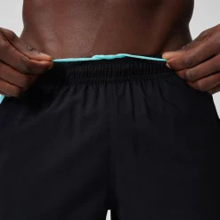 Short de bain Hommes à empiècement XPRESS LITE 16 pouces pour Hommes Noir/Gris USA/Bleu marine