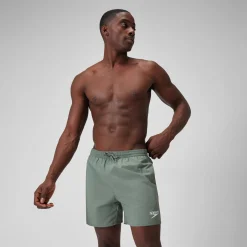 Short de bain Hommes Essential 16 pouces pour Hommes Vert campagne