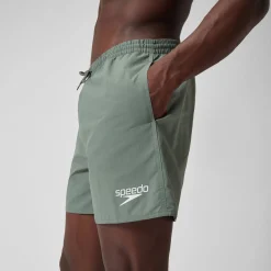 Short de bain Hommes Essential 16 pouces pour Hommes Vert campagne