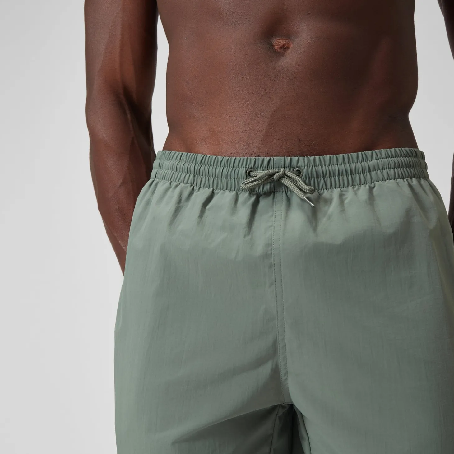 Short de bain Hommes Essential 16 pouces pour Hommes Vert campagne