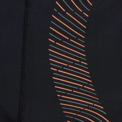 short de bain Hommes imprimé Duo Logo pour Hommes Noir/Vert campagne/Nectarine