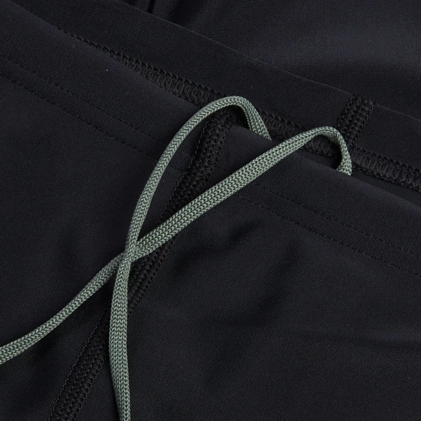 short de bain Hommes imprimé Duo Logo pour Hommes Noir/Vert campagne/Nectarine