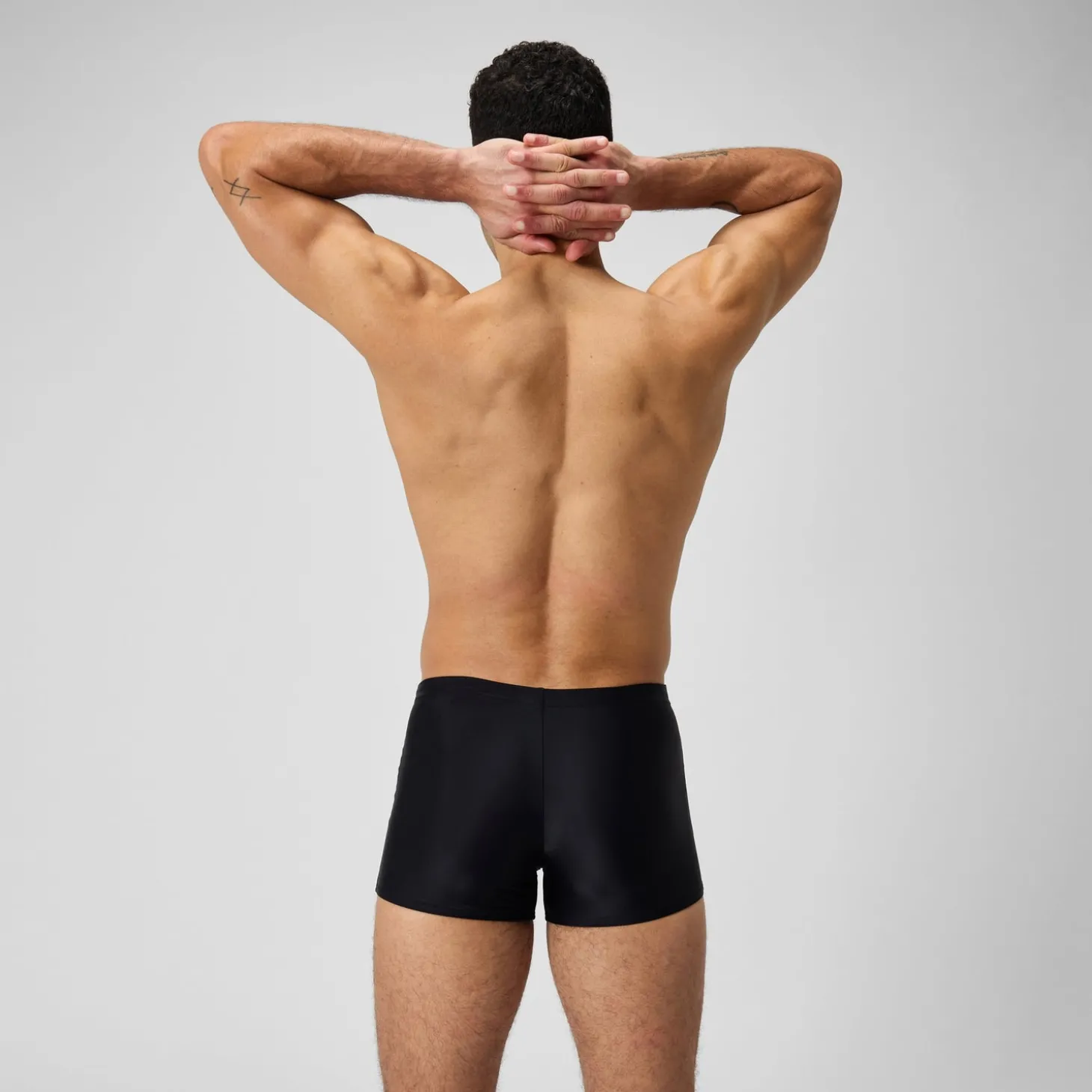 Short de bain Hommes Medley Logo pour Hommes Noir/Rouge sirène