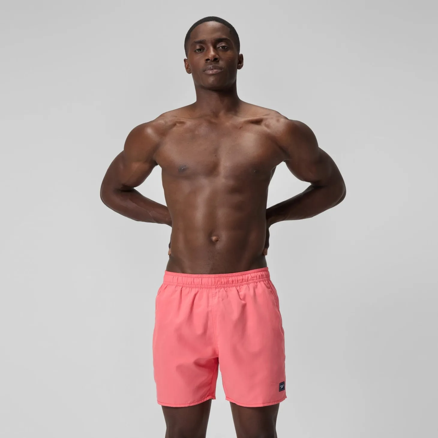 Short de bain Prime Leisure 40 cm, hommes, corail