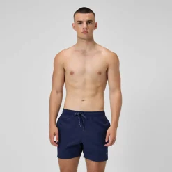 Short de bain Redondo Edge uni 40 cm, hommes, bleu marine