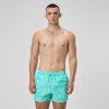 Short de bain Redondo Edge imprimé 35 cm, hommes, turquoise
