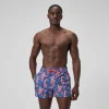 Short de bain Redondo Edge imprimé 35 cm, hommes, bleu/rose