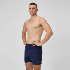 Short de bain Redondo Edge uni 40 cm, hommes, bleu marine