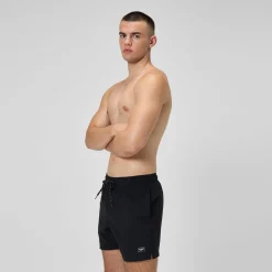 Short de bain Redondo Edge uni 40 cm, hommes, noir