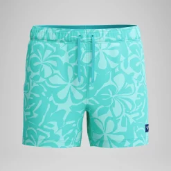 Short de bain Redondo Edge imprimé 35 cm, hommes, turquoise