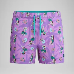 Short de bain Redondo Edge imprimé 35 cm, hommes, rose
