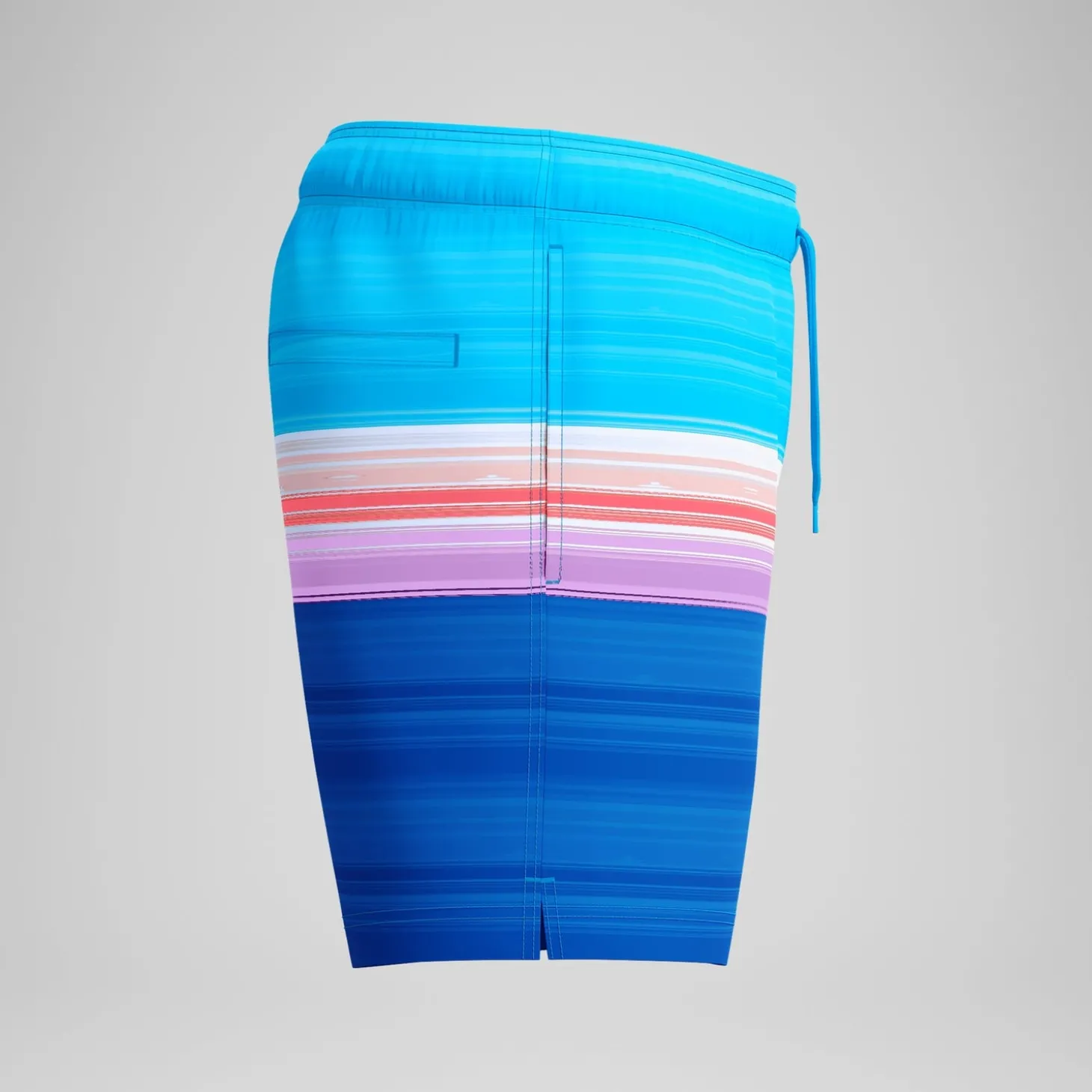 Short de bain Redondo Edge imprimé 40 cm, hommes, bleu/rose