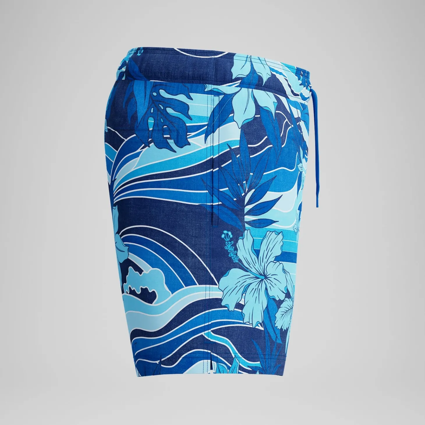 Short de bain Redondo Edge imprimé 40 cm, hommes, bleu marine/bleu