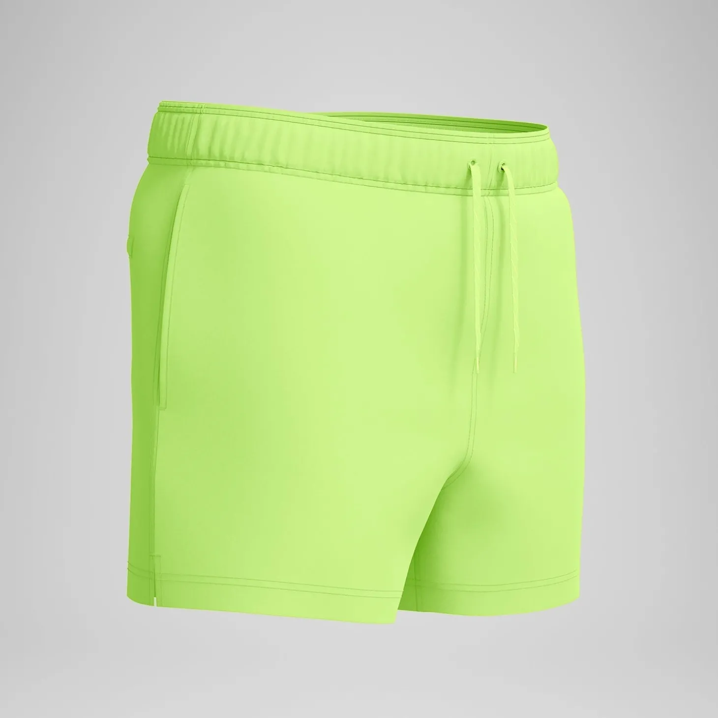 Short de bain Redondo Edge uni 35 cm, hommes, jaune