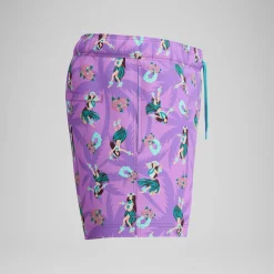 Short de bain Redondo Edge imprimé 35 cm, hommes, rose