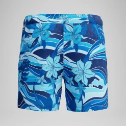 Short de bain Redondo Edge imprimé 40 cm, hommes, bleu marine/bleu
