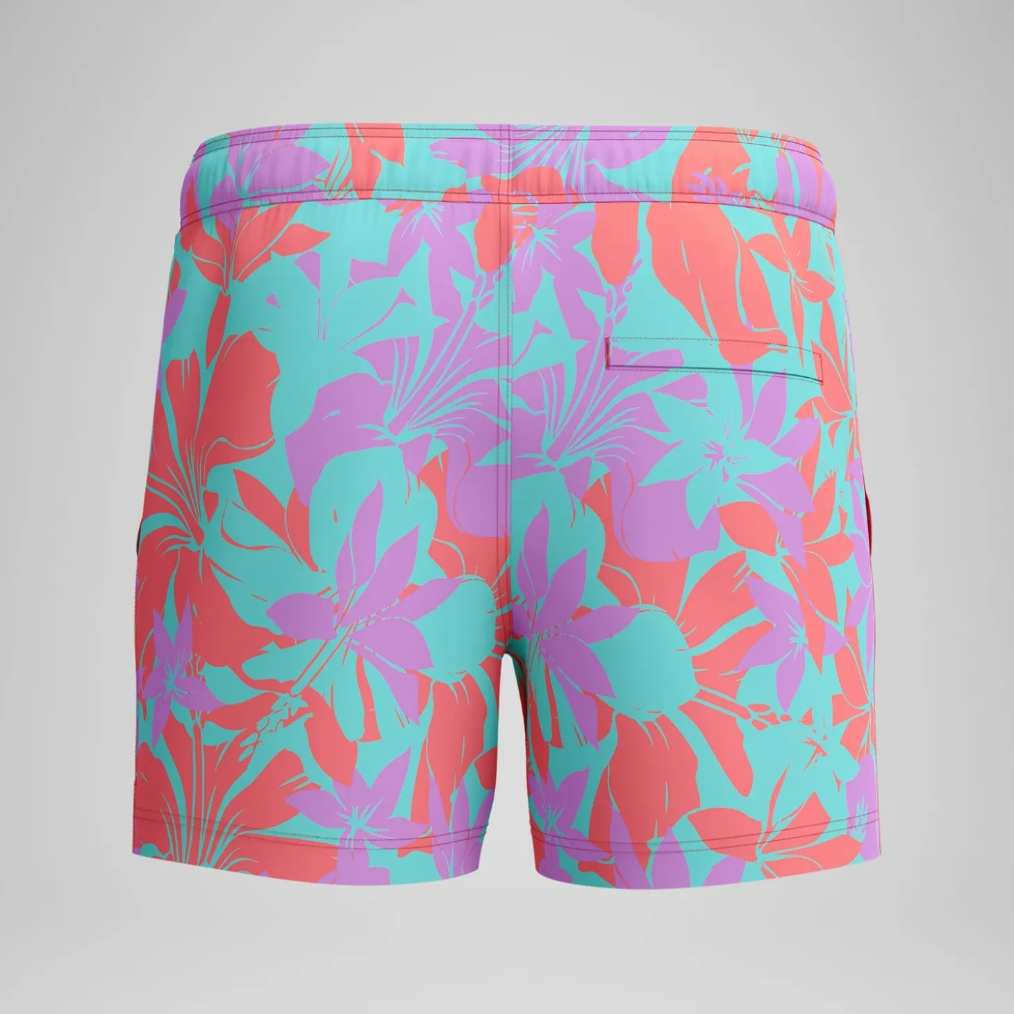 Short de bain Redondo Edge imprimé 35 cm, hommes, rose/orange