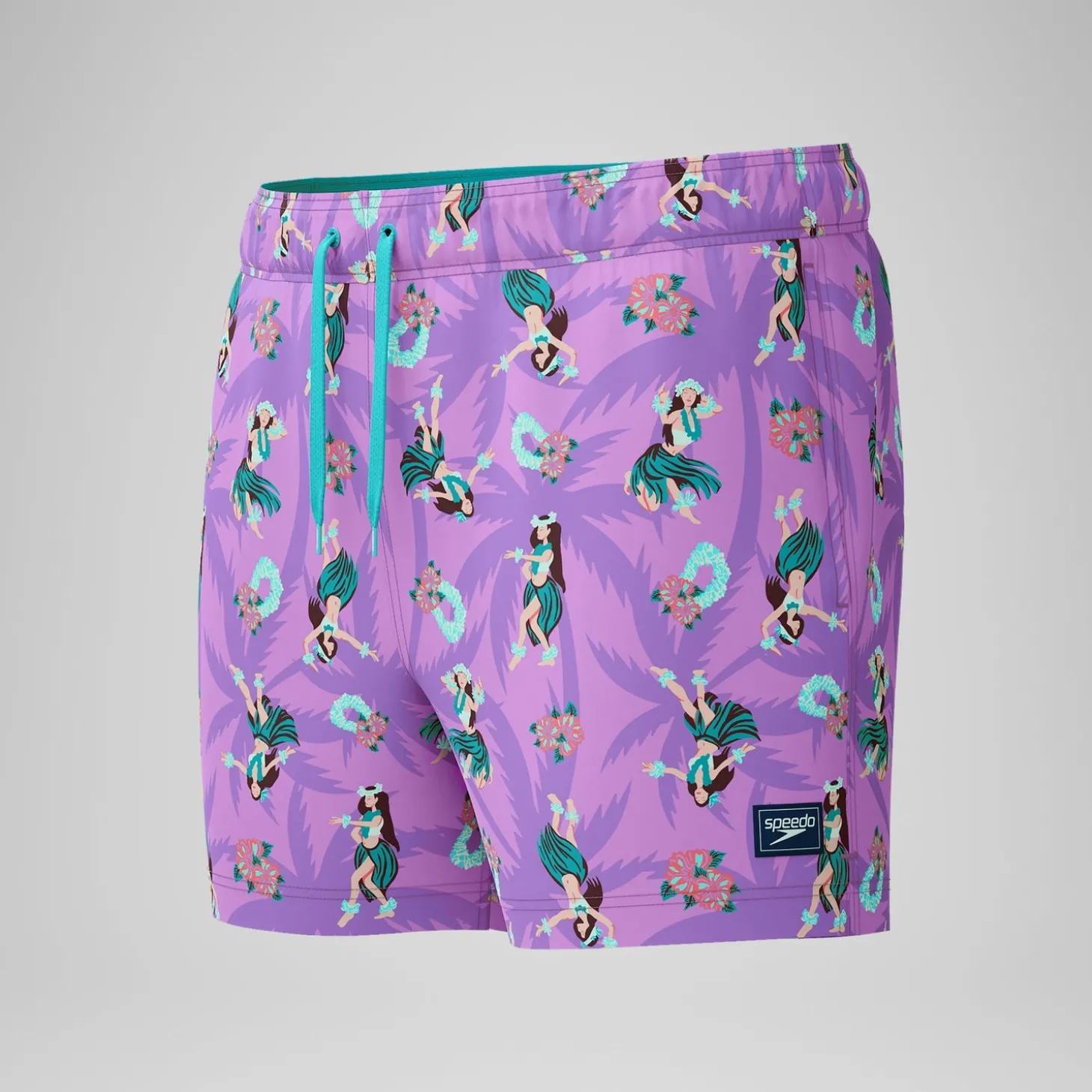 Short de bain Redondo Edge imprimé 35 cm, hommes, rose