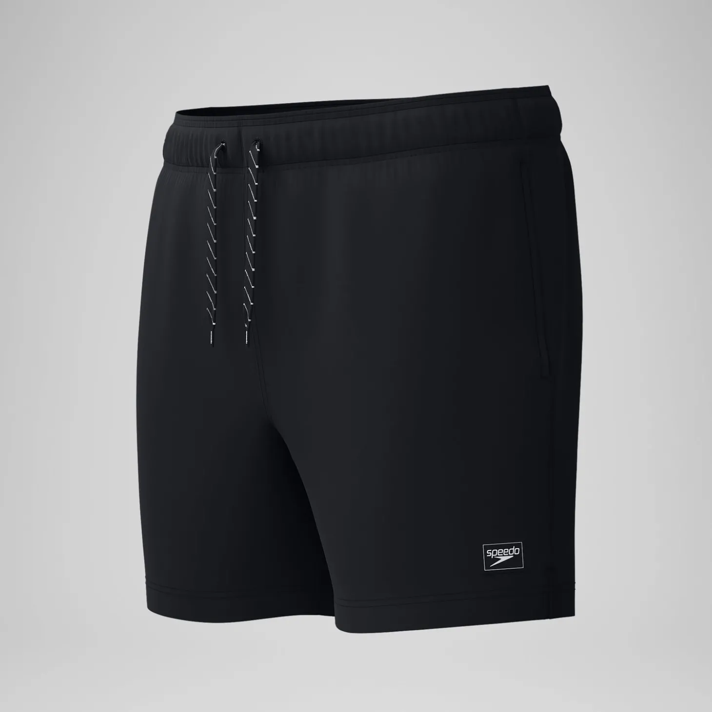 Short de bain Redondo Edge uni 40 cm, hommes, noir