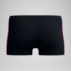 Shorts de bain homme Dive noir/orange