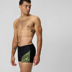 Shorts de bain homme Medley Logo jaune