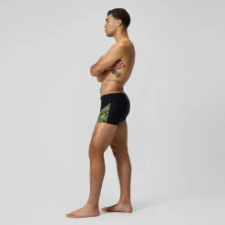 Shorts de bain homme Medley Logo jaune
