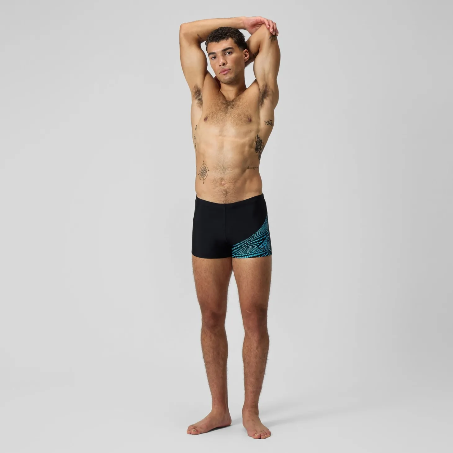 Shorts de bain homme Medley Logo bleu