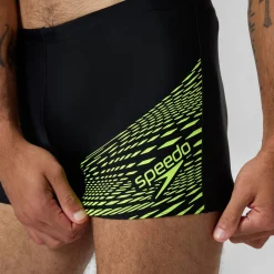 Shorts de bain homme Medley Logo jaune