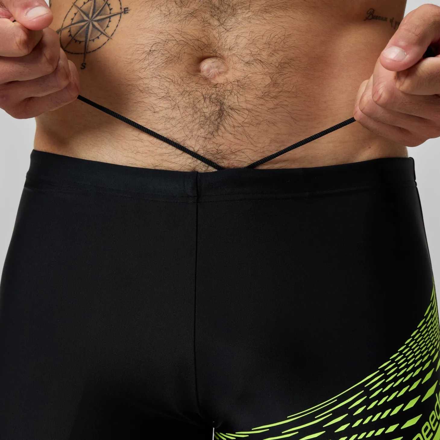 Shorts de bain homme Medley Logo jaune