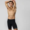Shorts de bain homme Tech Panel noir/bleu