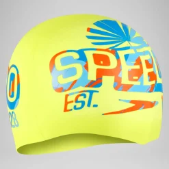 Silicone imprimé Bonnets Jus de citron/Bleu picton/Bleu punch