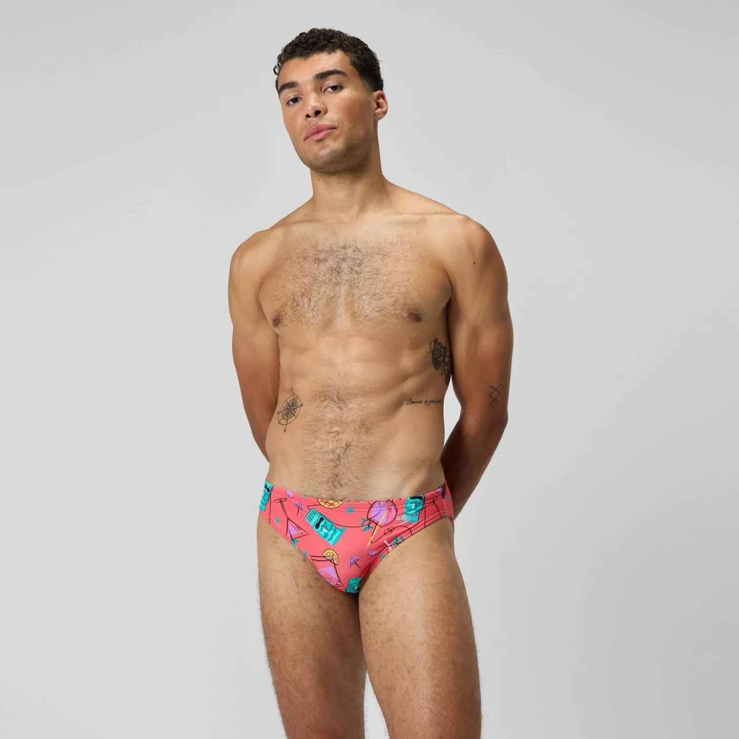 Slip Beachstar 5 cm, hommes, orange