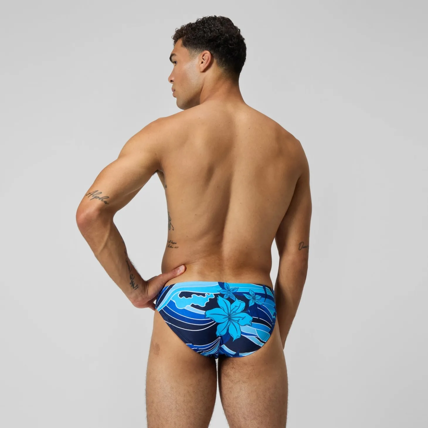 Slip Beachstar 5 cm, hommes, bleu