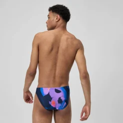 Slip Beachstar 5 cm, hommes, bleu/rose