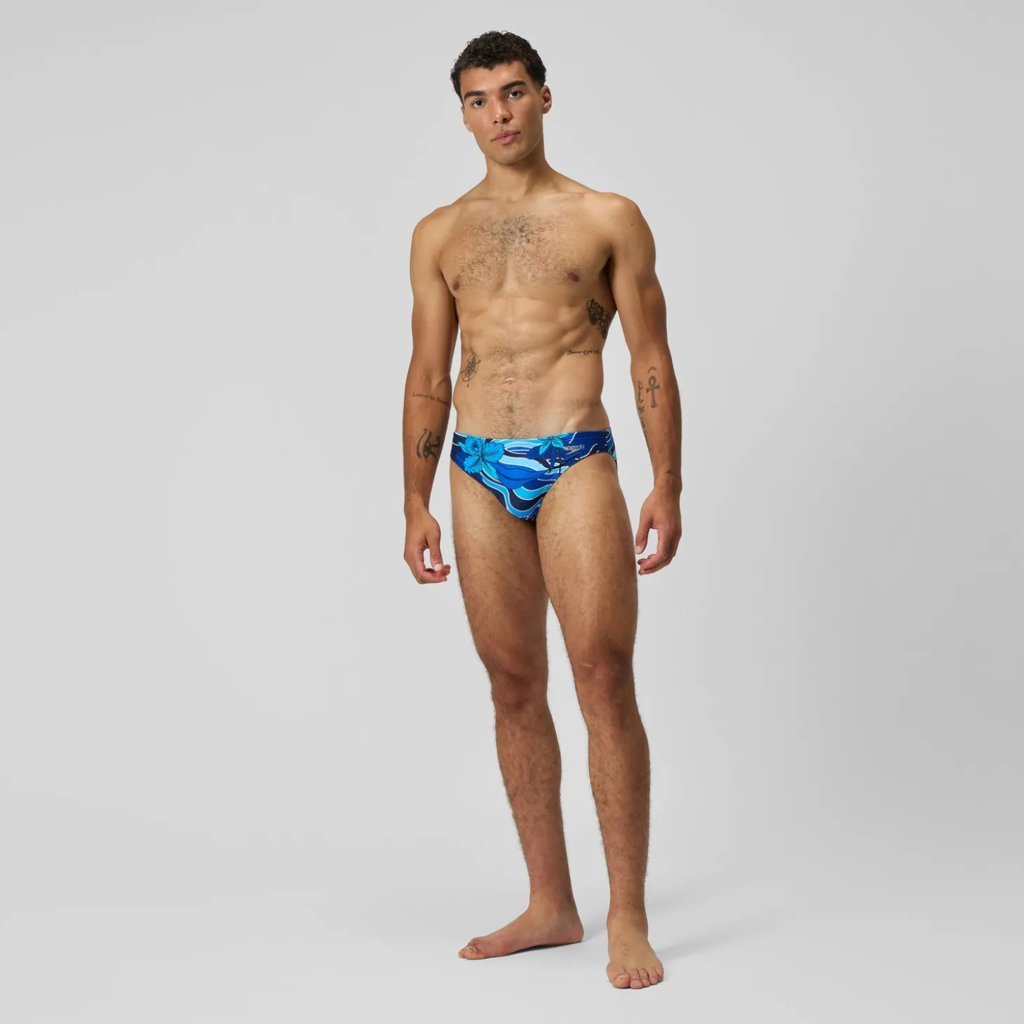 Slip Beachstar 5 cm, hommes, bleu