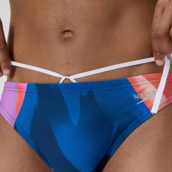 Slip Beachstar 5 cm, hommes, bleu/rose