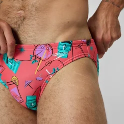 Slip Beachstar 5 cm, hommes, orange