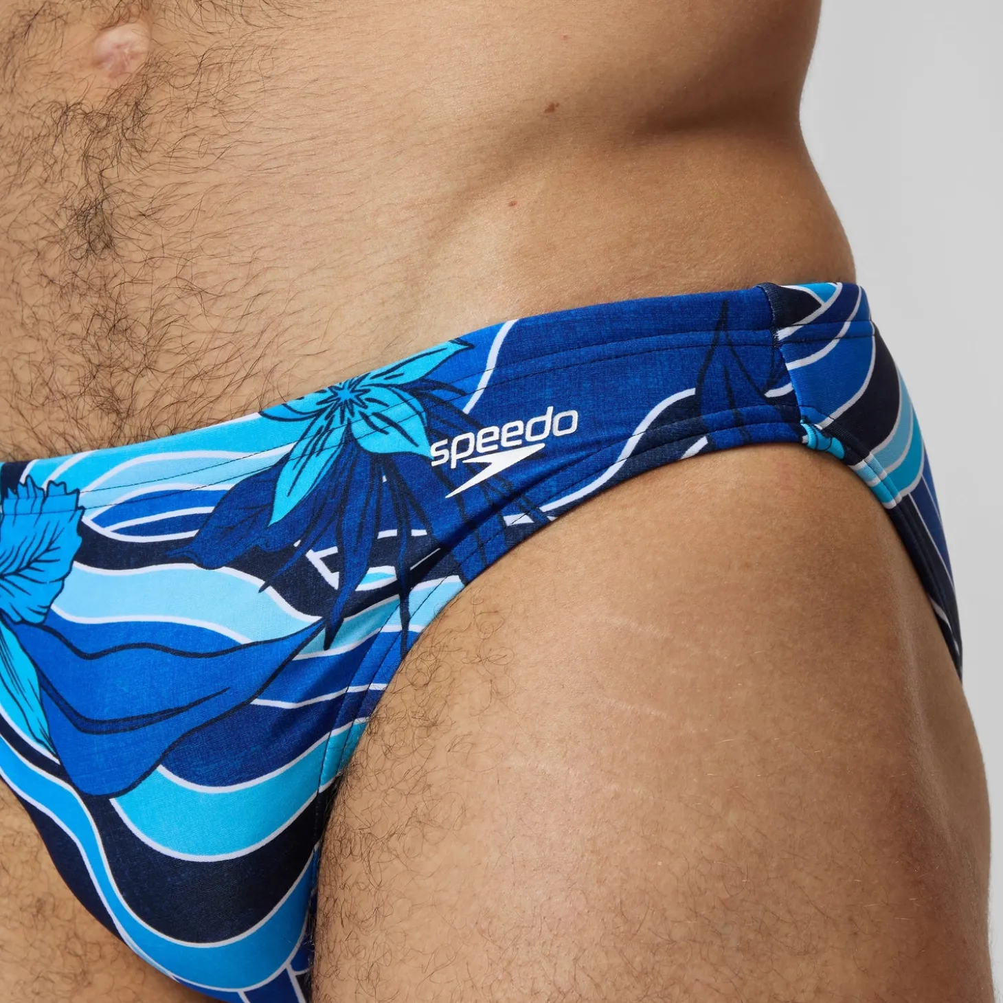 Slip Beachstar 5 cm, hommes, bleu