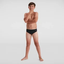 Slip de bain Garçon Eco Endurance+ 6.5 cm noir