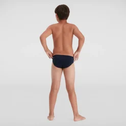Slip de bain Garçon Eco Endurance+ 6.5 cm bleu marine