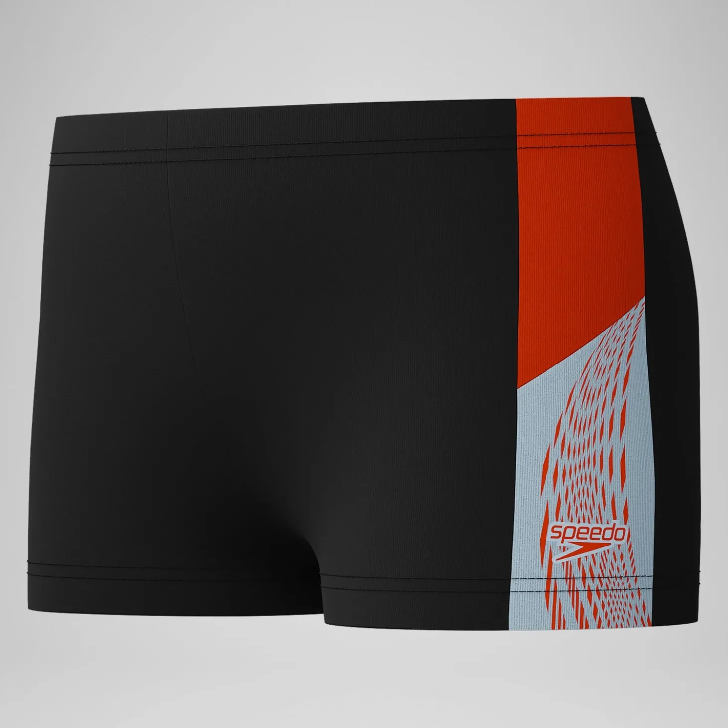 Slip de bain Garçon Endurance+ noir/blanc